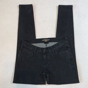 Lucky Brand Legging Skinny Jeans, Mid-Rise, ‘Rinse’ Black Wash Denim, Size 4/27